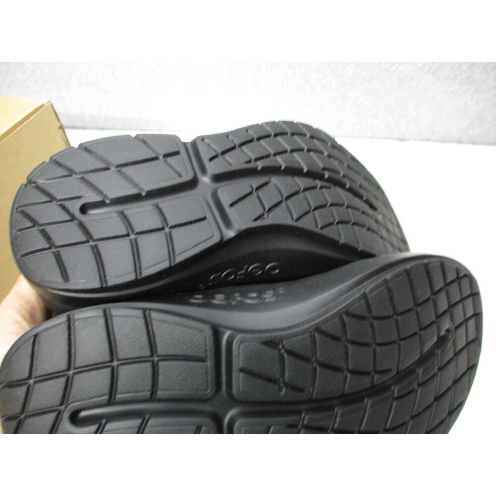 Oofos Oomg Slip On Recovery Shoes Black/Gray Fibre Shoes Mens Sz 10.5 - Picture 7 of 8